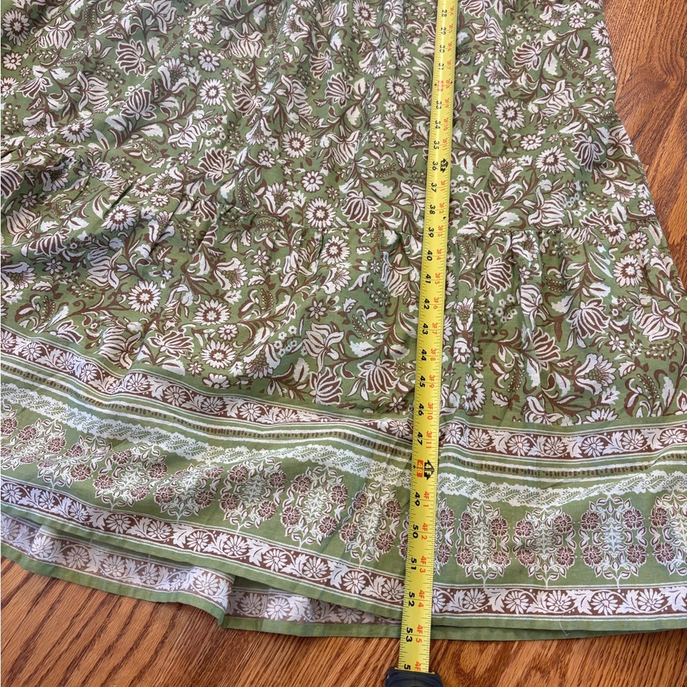 Léa Green Floral Print Cotton Tiered Maxi Dress, NWT - Picture 8 of 9